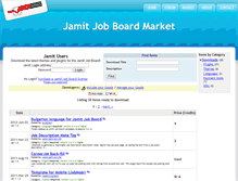 Tablet Screenshot of market.jamit.com
